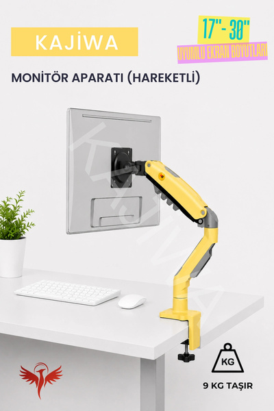 KAJİWA Sari Nb F80-Xd Monitor Arm with Shock Absorber 17-30Inch Monitor Stand