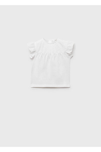 MANGO Baby Μπλουζάκι με λεπτομέρεια τρύπας