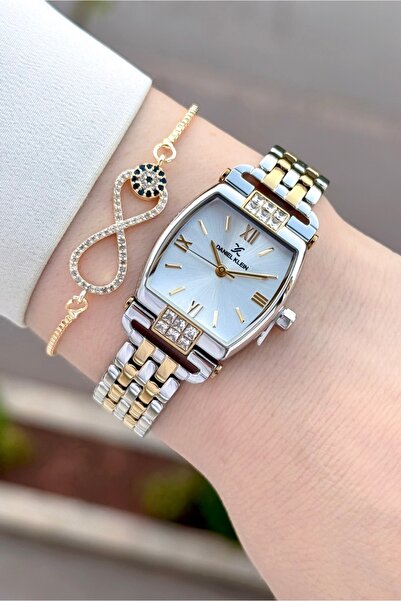 Daniel Klein Gold Metallic Color 24 mm 2 Year Warranty Women's Wristwatch