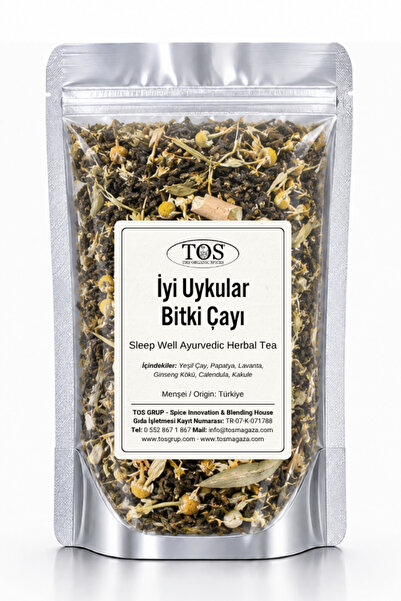 TOS The Organic Spices شاي الأعشاب الأيورفيدا - 40 جم، شاي النوم الجيد الليلي...