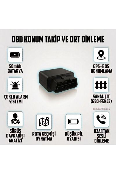 Nanocamcoders 1080P HD Mini Premium CCTV kamera Sesli ortam Ev Ofis takip Güv...
