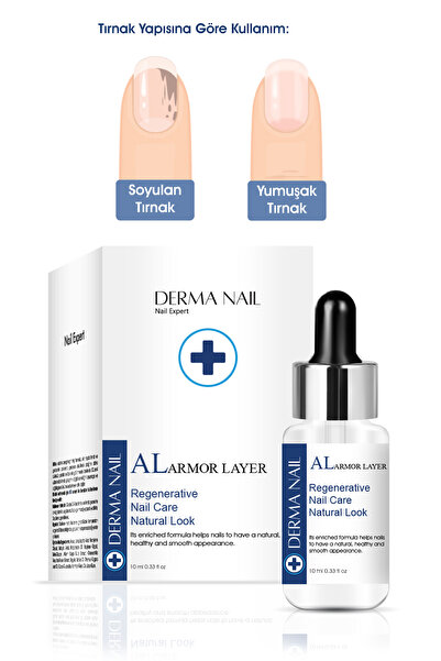DermaNail Nail Expert AL – Armor Layer | Tırnak Soyulması Engellemeye Yardımc...