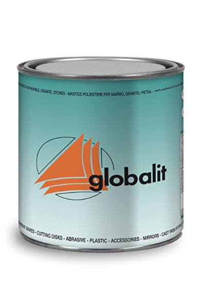 Globalit Mastic solid alb, 1 kg, include 30 g întăritor.