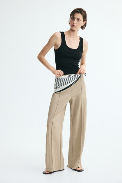 H&M Şal Detaylı Pantolon