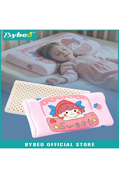BYBEO Baby Nursing Sleeping Pillow, Toddler Latex Shaping Pillow for Boys and...