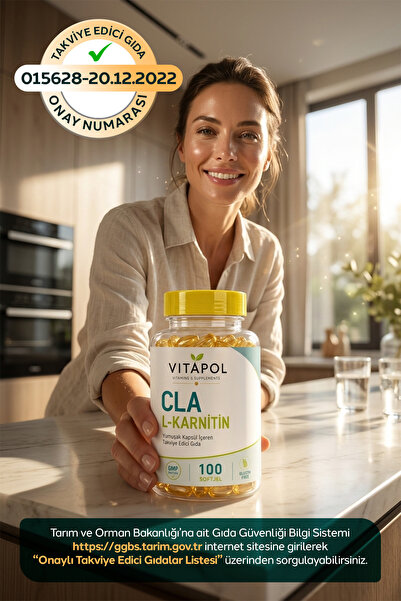 Vitapol Cla L-Karnitin 100 Softgels