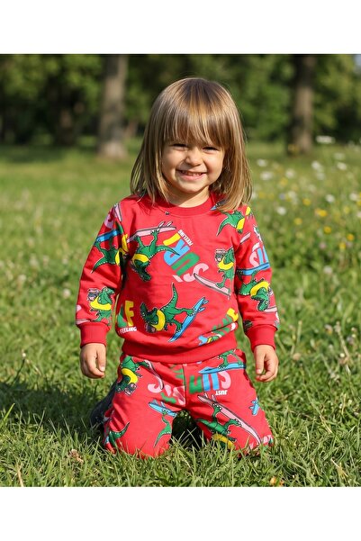 DNG TEKSTİL Erkek Çocuk Penye Pijama Takımı