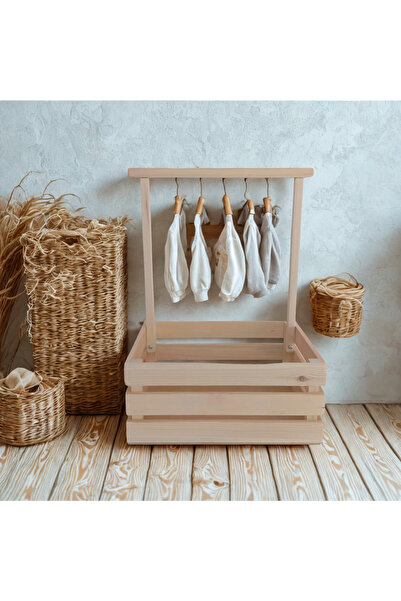 wooden destinty AHŞAP KASA - BEBEK KIRK SEPETİ - BABY SHOWER SEPETİ