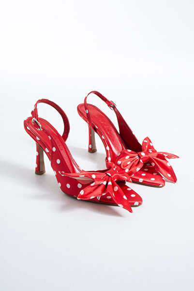 DUXAL SHOES حذاء إديث بونتييلي بكعب عالٍ ومقدمة مدببة ومزين بفيونكة