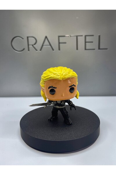 CRAFTEL The Witcher Geralt of Rivia 10 cm Koleksiyonluk Funko Pop Figür