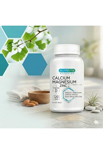 Nutrivita Nutrition Calcium Magnesium Zinc Vitamin D 120 Tablet