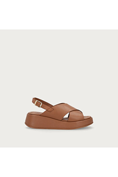 Frau Women's / Girls' Sandals 04m4 Leather Platform Sandals