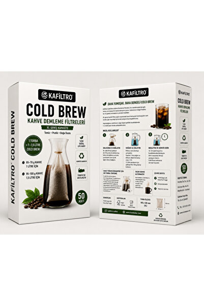 Filtrodem Coldbrew Kahve Demleme Filtre Torbası 9x20 cm (1 Lt. içindir)