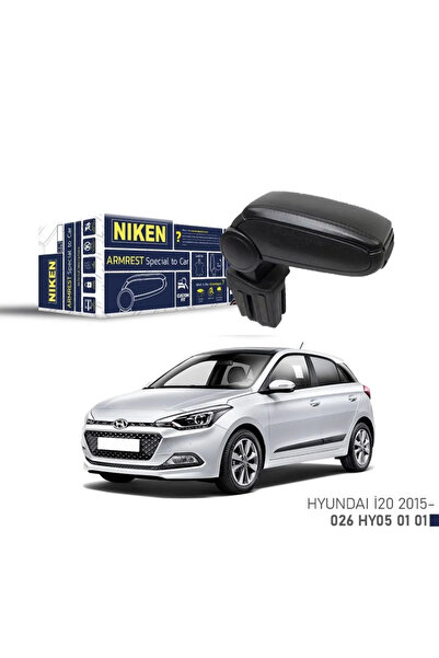 Hyundai İ20 Uyumlu -2015 Araca Özel Kol Dayama Siyah Niken Parça