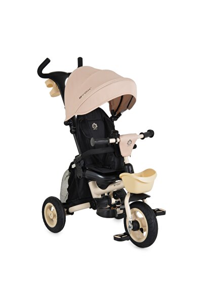 byox Tricicleta pliabila cu roti de cauciuc, scaun reversibil si maner de ghi...