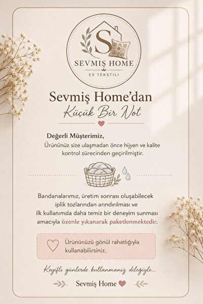 SEVMİŞ HOME Kadın Örgü Bandana Çiçek Motifli Yazlık Bohem Saç Bandanası