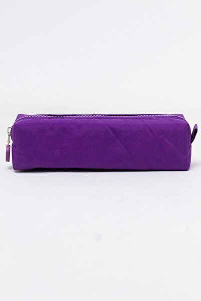 KAFF 01106 Μωβ τσακισμένο ύφασμα Unisex Μονόχωρο Αδιάβροχο Θήκη για στυλό Μολ...