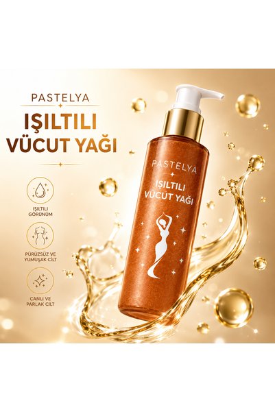 Pastelya زيت الجسم اللامع