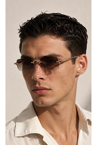 LOOKUP Rc-As.P Men's Sunglasses Mirrored Brown New Season Uv 400 Sun Protecti...