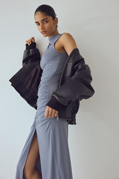 H&M Drapeli Jarse Elbise