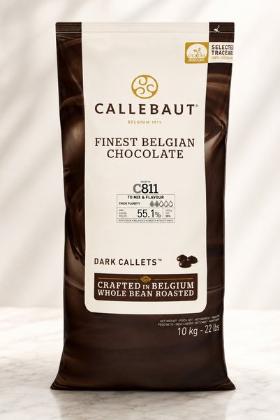 Callebaut 811 Bitter Küvertür Çikolata 10 KG