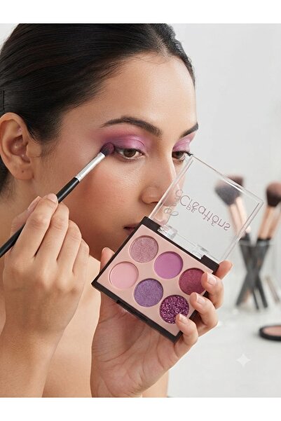 MONİCATİME BEAUTIFUL 6-Piece Eyeshadow Palette - No 2 Model
