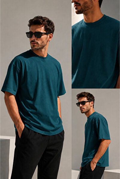 WENMİNG Men's Premium Crew Neck Regular Fit Basic T-Shirt