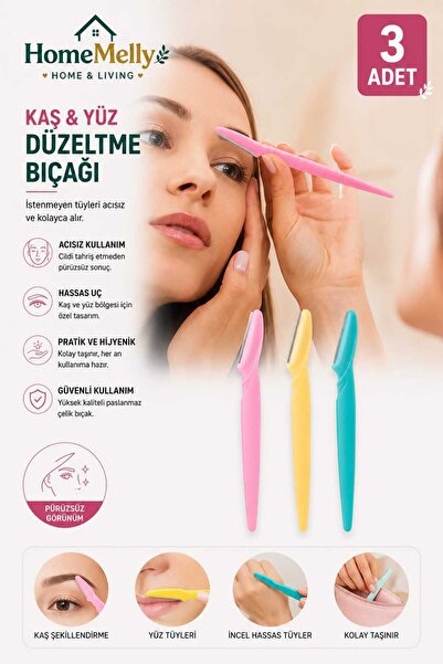 btm home 3-в-1 бритва для чищення та формування брів та волосся на обличчі