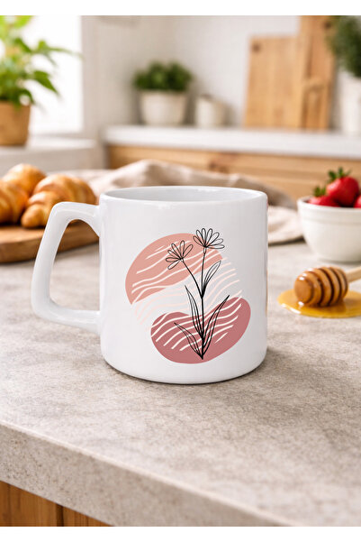 Eylül Design Boho Design Printed Mug Luxury Coffee Mug 250 ml