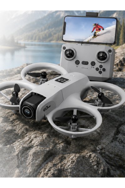 Unico Kameralı Mini Drone, Optik Akış, WiFi FPV canlı Görüntü, Stabil Uçuş, Uygulama Kontrollü