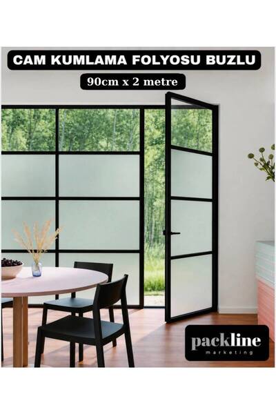 Packline Marketing Glass Sandblasting Foil Frosted Glass Film 90cm X 2Meters