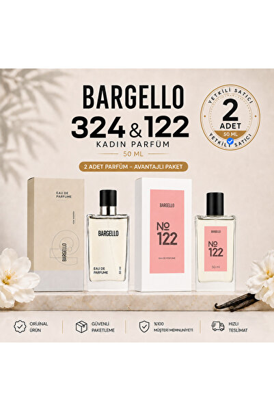 Bargello Kadın Parfüm Seti 122 Oriental + 324 Oriental 50 Ml Edp