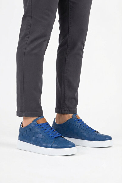 Zerenyus Vimini high quality lace-up thick sole daily men's sneaker blue
