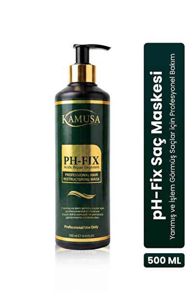 KAMUSA pH-Fix Saç Maskesi – Yanmış ve İşlem Görmüş Saçlar İçin Profesyonel Bakım