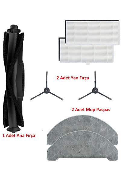 LİN GRUP VIOMI S9 i M7 Pro - Kompatibilni zamenski HEPA filter, četka i mop set