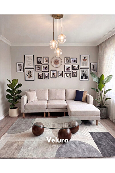 Velura Home & Living Armin Akıllı Köşe Koltuk Takımı & Modern Modüler Yataklı...