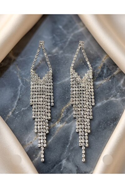 Shiklik MODA Elegant Zikron Stone Earrings to Complete Your Elegance