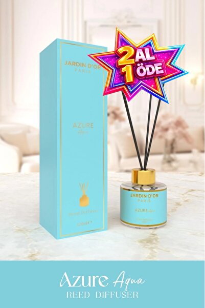 JARDIN D'OR Azure Aqua Lux Reed Diffuse 120 ml / Çubuklu Oda Kokusu