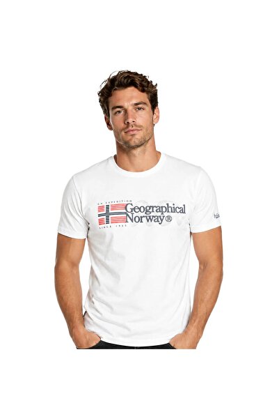 Geographical Norway JARAMONT Тениска Бяла (SZ3286H-GN) Мъжка