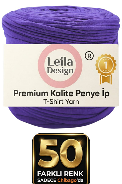 Leila Design mor penye ip (600-650gr) 1 adet fiyatıdır