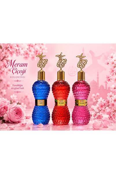 u.s.m ucuzsanalmarket Süper Set 3 Lü Kolonya ( Suavii - Nar Çiçeği - Kiraz Çi...