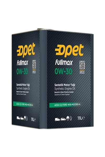 opet Fullmax 0w-30 Acea C2 Dpf Sentetik Motor Yağı 11 Litre Teneke