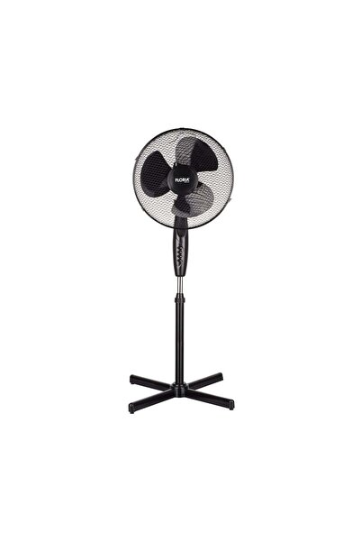 Floria Ventilator de podea ZLN1181 - 40cm, 40W, 3 viteze, motor silențios, negru