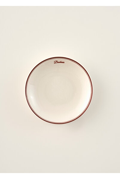 Bella Maison Bonheur Porcelain Çukur Tabak Claret Red (20 cm)