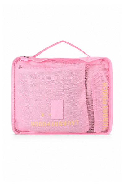 Ecrou 6-dijelni organizator putovanja, roze