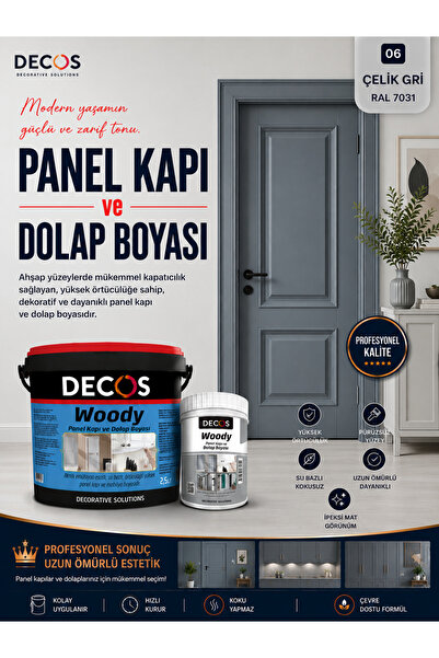 DECOS Woody - Panel Kapı Ve Ahşap Dolap Boyası