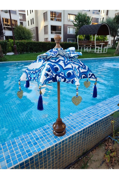 Nevena handmade Mavi dolce model Bali şemsiyesi