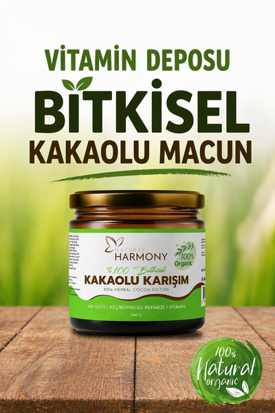 Natural Harmony Pekmez Arı Sütü Bal Bitkisel Vitaminli macun 240 gr