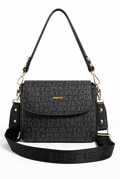 Just Polo Women's Three Compartment Shoulder Bag
