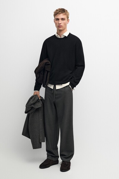 Massimo Dutti %100 soğuk yün pantolon